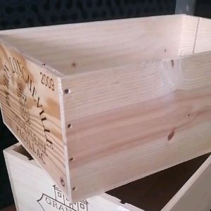 3 for$57 Wooden Wine Boxes or Crates Ideal for Decoration or Storage or DIY Art and Crafts