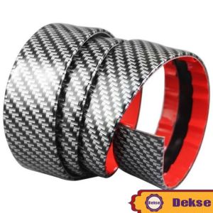 Stiker Protector Mobil Carbon / Stiker Bemper Mobil / Nano Karbon Anti Gores Pelindung Plate