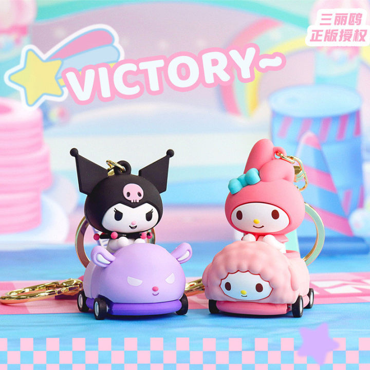 Cinnamoroll Racing ORIGINAL Sanrio Racing Keychain Gantungan Kunci Mobil Balap Mainan ...