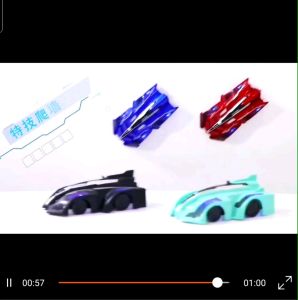 Mobil remot anti grafity wall climbing car RC ngedrift 360 with LED