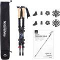 Naturehike FAR WIND Series Carbon Fiber Trekking Pole Telescopic Cork Handle Stick Trek Walking Light Weight Walk Rod Pole Men Woman Folding Equipment. 