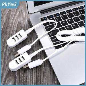PkYeG 1.2m USB cáp mở rộng Sạc dòng Hub hơn Splitter phong cách mới 3 USB HUB sạc cáp nhanh phí USB mở rộng