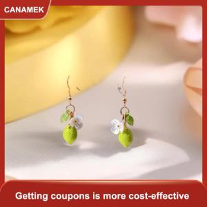 【CANAMEK 】 Personalized Lemon Earrings With Long Tassel Summer Fruit Dangle Earrings Versatile Bohemian Jewelry Gift For Women