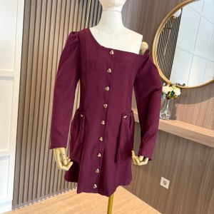 D11846 Victoria One Shoulder Mini Dress