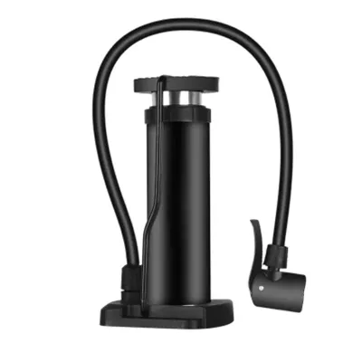 Pompa Injak Ban Sepeda Motor Mobil Dual Head Valve Mini Foot Pump Portable Alat Isi Angin Ban -HOMIA