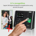 ZKTeco LX17 Fingerprint Time Attendance Machine Biometrics System Bundy Clock Time Recorder Punch Card Machine LX17. 