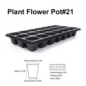10/20 PCS Pot Bibit / Seedling Pot / Pot Tray Semai Bibit Benih 21/32/50/72/105/128/200 Holes