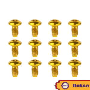 12PCS M5x9mm Baut Rotor Cakram Sepeda / Disc Brake Caliper Bolts Sepeda