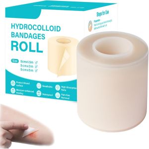 【Local Stock】Hydrocolloid Skin Care Roll Patch | Cut-to-Fit Dressing for Daily Protection| Pimple Treatment | Dressing for Wound Care & Acne