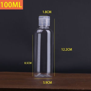 10/30/60/100 ML Flip Cap Bottle Empty Vial Travel Accessories Lotion Transparent Plastic Bottle