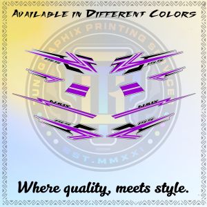 NMAX 155 V1 / V2 MALAYSIAN LINE DECALS - PREMIUM LAMINATED STICKER