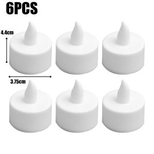 YESPERY 24Pcs Flameless LED Candle Creative Tea Light Warm White Electronic Candle Christmas Decor Romantic Valentines Day Decoration Light