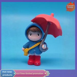 Graceful Cute Umbrella Couple Car Interior Decoration Action Figures Auto Rearview Mirror Dashboard Ornaments For Car Accessories