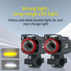 Motorcycle LED Light Waterproof Light Electric Bicycle Headlight Projector Lens Spot Fog Light For Car/Motorcycle/Bike