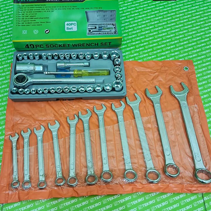 Paket%201%20Set%20Lengkap%20Kunci%20Motor%20Tools%20Kunci%20Sok%2040%20Pcs%20Toolkit%20+%20Kunci%20Ring%20Pas%20Set%2011%20Pcs%20+%20Kunci%20L%20Kombinasi%20Bintang%20Bonus%20Obeng%20Min%20Plus%20-%20Image%204