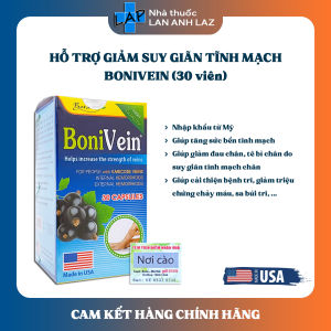 BONIVEIN (Hàng nhập khẩu) - Hỗ trợ cải thiện triệu chứng của suy giãn tĩnh mạch trĩ.