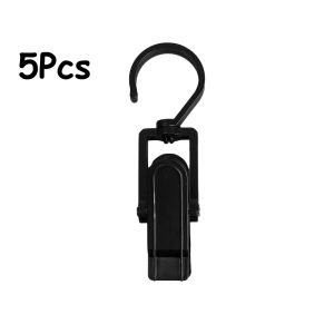 5Pcs Hat Rack Multifunctional Rotatable Plastic Hook Curtain Clip Ball Cap Hanger Socks Clip Fabric Scarf Rack Hat Storage Holder