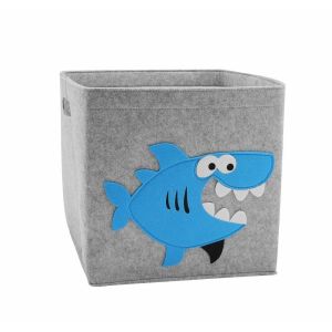 🎉𝐒𝐆 𝐋𝐨𝐜𝐚𝐥🎉Cartoon Animal Storage Box Felt Cloth Cube Childrens Room Rack Home Foldable Storage Basket Toy Storage Box