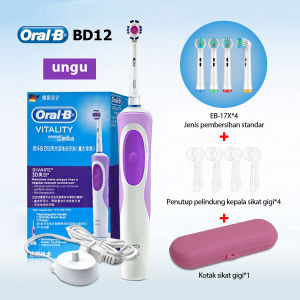 Oral B sikat gigi electric D12 Dengan Pengatur Waktu Waterproof Rechargeable Electric Toothbrush