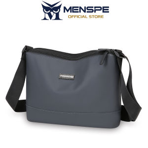 MENSPE กระเป๋าสะพายไหล่แฟชั่นผู้ชายกระเป๋าครอสบอดี้กระเป๋าเอกสารแบบสบายๆสไตล์ธุรกิจกันน้ำหนังนิ่มน้ำหนักเบากระเป๋าลำลองกระเป๋าสะพายกีฬาสตรีทท่องเที่ยวกลางแจ้ง