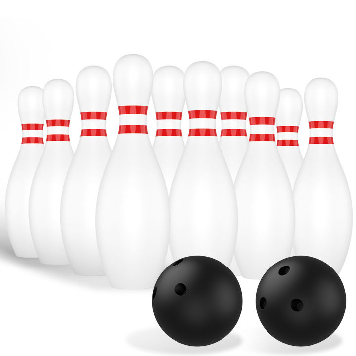 Kids bowling toy 12 pcs kids bowling set includes 10 classical white
