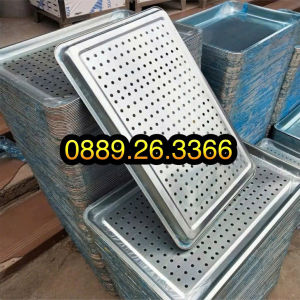 khay tủ hấp inox 201 dày dặn kích thước 40x60cm