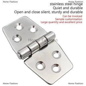 [COD] Home Fashion 304 Stainless Steel High Quality Flat Hinge Distribution Box Control Cabinet Windows Hinge Wooden Box Yacht Parts Mini Hinge