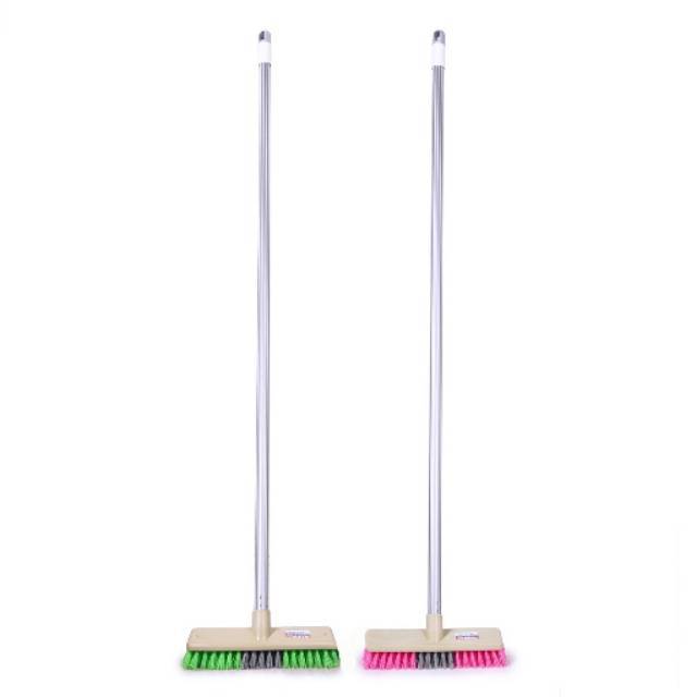 sikat lantai dorong/ sikat gagang panjang pembersih lantai | Lazada