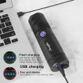 HaixnFire G45 Camping light USB rechargeable flashlight 4500 lumens Scalable zoomf loodlight Patrol light Barbecue lamp. 