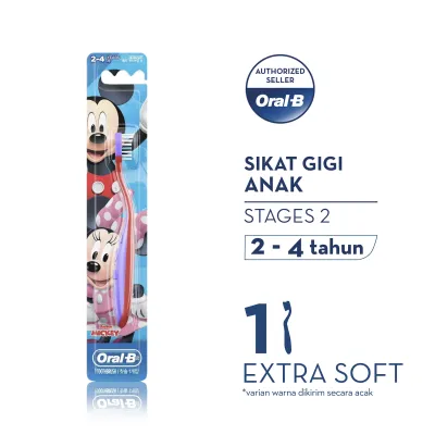 Oral-B Sikat Gigi Anak Stages 2 Mickey (2-4 tahun)