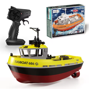 2.4G 1/72 686 Rc Boat Powerful Dual Motor Wireless Electric Remote Control Tugboat Model Toys for Boys Gift
