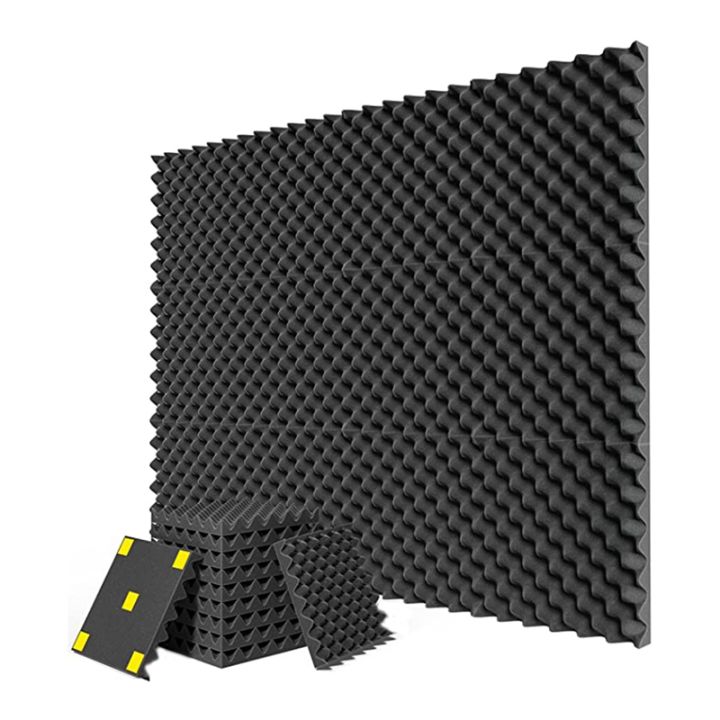 12 Pack Acoustic Foam Board High Density Retardant Acoustic Foam Quick ...