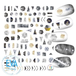 Sticker Dán Móng Tay 3D Dạng Decal Dán Móng Chống Nước Hoạ Tiết Hoa Văn Vân Đá Hoa Cương CA519