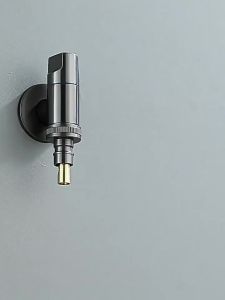 AU Dual-outlet washing machine faucet with automatic shut-off valve one-in-two-out angle valve dual faucet connector for water inlet