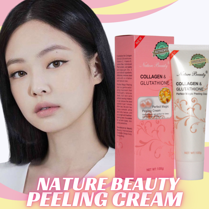 NATURE BEAUTY COLLAGEN & GLUTATHIONE- Nature Beauty Collagen and Glutathione  perfect magic peeling cream, Gently action