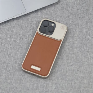 For Samsung S25 Ultra Leather Borderless Phone Case For iPhone 17 15 14 16 Pro Max Heat Dissipation Aromatherapy Anti Drop Case