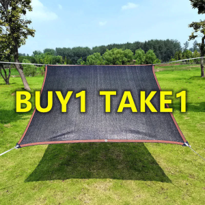 BUY1 TAKE1 Black Shade Nets 90% Sunblock Waterproof Sunshade for Gardens and Outdoor Venues
