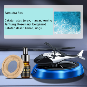 Aromaterapi Parfum Mobil Perlengkapan mobil Aromaterapi Helikopter Dekorasi Hadiah Surya Berputar Baling-Baling Pesawat Aroma