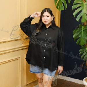Kemeja Oversize Wanita LD 130 Baju Jumbo LANNA