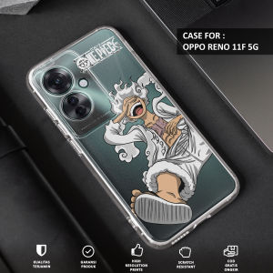 Case OPPO RENO 11 F 5G Motif ANIME Clear Softcase Bening Tebal Casing Hp RENO11 F 11F CK