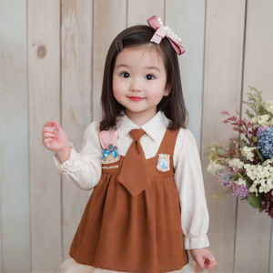 2 - 5 Tahun | Dress Chun Cha Drees Korea Style Anak Perempuan Dress Lengan Panjang KiosBalitafawa