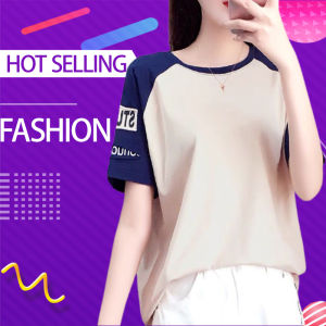 QDshop 2022คอลเลคชั่นใหม่เสื้อยืดงานสวย ว สลับสี มีให้เลือก 6สี แมทช์ง่าย ลุคสปอร์ต เรียบง่ายและหลากหลเรียบหรูดูดีย์