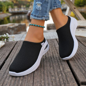 [Free Shipping] 2025 New WomenS Slippers Breathable Large Size Thick-Soled Half-Slipper Style Lightweight And Comfortable For Everyday Wear