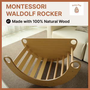 Foldable Montessori Pikler Triangle Climber With Slide/ Climbing Triangle/ Waldorf Rocker Climber