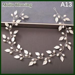 Moito Women Headbands Rhinestone Flower Headband Wedding Hair Accessories For Women Bridal Headband Hair Jewelry Wedding Accessories