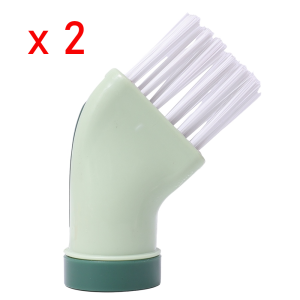 2PCS Creative Crevice Cleaning Brush Can Connect Mineral Water Bottle Water Bottle Dead Angle Crevice Brush
