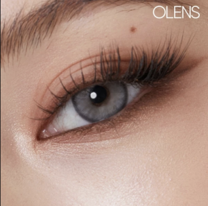 OLENS Nella 1Month Ash Gray 2P + Free Case
