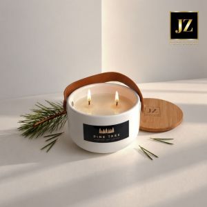 Pine Tree Handcrafted Scented Soy Candle | JZ PERFUMERY