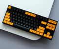 BỘ KEYCAP MDA PBT 150 PHÍM MÀU BLACK YELLOW, IN DOUBLE SHOT,FONT HỖ TRỢ NHIỀU LAYOUT. 