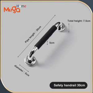 Megahome Stainless steel silicone handrail Grab Bar Handle Towel Rail Safety Handle suitable for bathroom and toilet